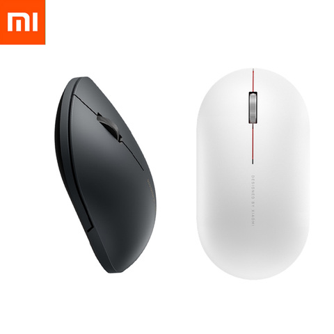 Souris sans fil d'origine Xiaomi 2 1000DPI 2.4GHz WiFi Link optique muet lumière Portable Mini ordinateur Portable ordinateur Portable bureau souris de jeu ► Photo 1/6