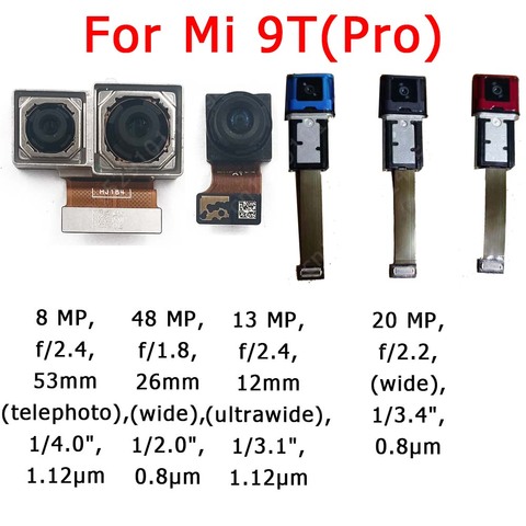 Module de caméra frontale et arrière pour Xiaomi Mi 9T Redmi K20 Pro, pièces de rechange avec câble flexible ► Photo 1/6
