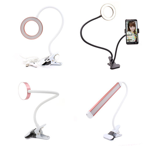 Lampe de tatouage améliorée avec pince, lampe LED USB, lumière froide, Extension de cils, sourcils, Salon de beauté, maquillage, équipement illuminateur, nouveauté ► Photo 1/6