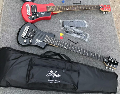 Hofner Shorty, mini guitare électrique portable pour débutants, multicolore, pour enfants, livraison gratuite ► Photo 1/6