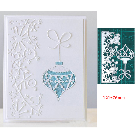 Matrices de découpe en métal pour timbres, flocons de neige, dentelle/cloche de noël, pochoirs de Scrapbooking, bricolage de cartes d'album en papier, gaufrage de décor, nouveauté 2022 ► Photo 1/2