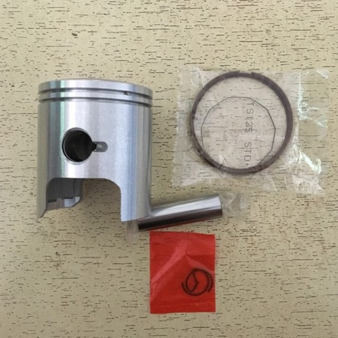 Pièces de moteur de moto STD + 25 alésage 56mm 56.25mm broches 14mm, Kit d'anneau de Piston pour Suzuki TS125 2 temps 125cc TS 125 ► Photo 1/4