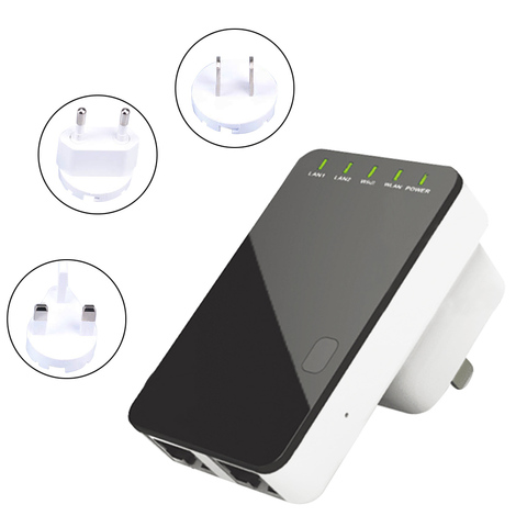 VONETS WR02 Mini 300Mbps WiFi sans fil réseau routeur amplificateur de Signal Booster wi-fi répéteur gamme Extender Amplificador ► Photo 1/6