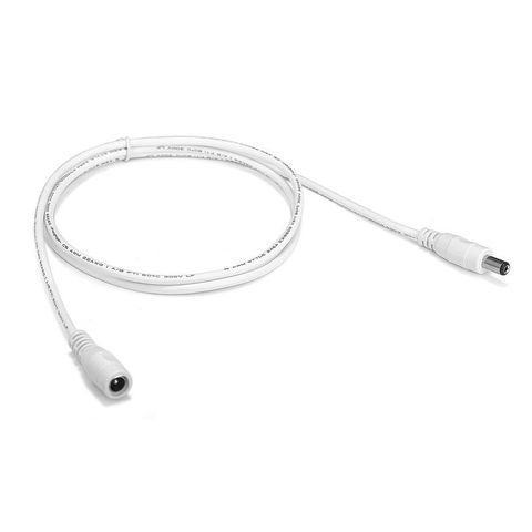 5.5mm x 2.1mm 12 v Prise D'alimentation CC Connecteur Câble D'extension 22AWG 1.5 m 5ft 2 m 2.5 m 3 m Fils Pour Caméra DE VIDÉOSURVEILLANCE 5050 RGBW A MENÉ LA Bande ► Photo 1/6