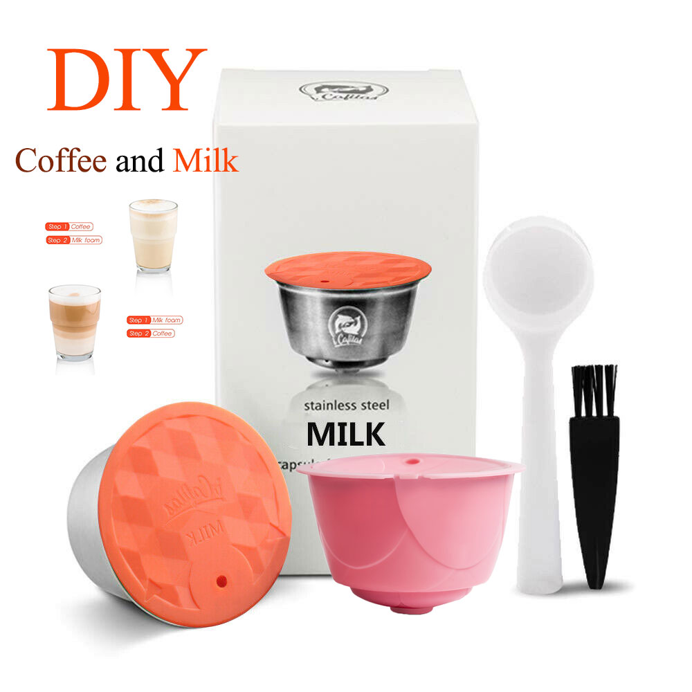 BENFUCHEN Capsule Rechargeable NESCAFE Dolce Gusto - Acier Inoxydable - Compatible Multiple Modèles