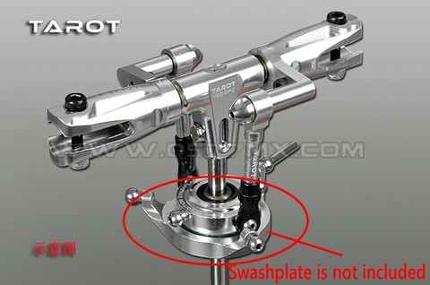 Tarot – partie d'hélicoptère RC 450, sans barres, DFC, rotor principal, jeu de têtes, argent noir, TL45162-B, TL45162-A ► Photo 1/2