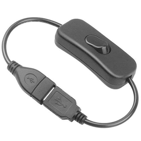 Interrupteur à bouton On/off, câble d'alimentation cc USB femelle, bande pour LED, connecteur USB vers lumière, adaptateur mâle N7B8 ► Photo 1/6