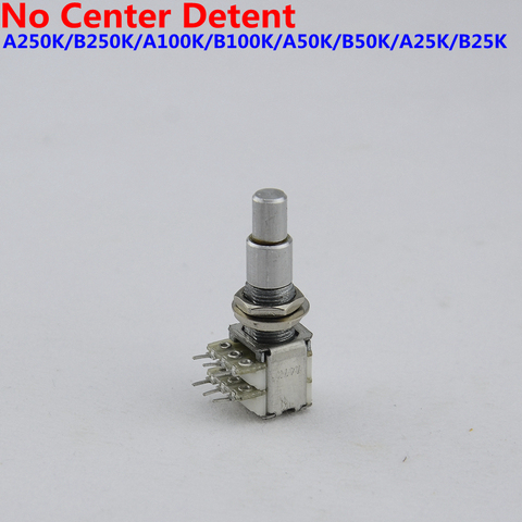 【Fabriqué en corère】 1 pièce Alpha empilé double potentiomètre concentrique (POT) pas de détente centrale (#1121) accessoires de guitare ► Photo 1/5