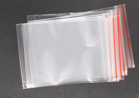 100 pcs/lot bijoux sac en plastique 5x7/6x4 cm zip-Lock serrure zippée refermable plastique Poly clair sacs ► Photo 1/1