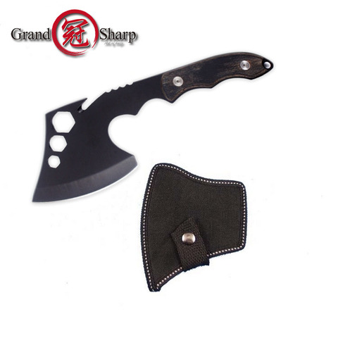 Hache tactique Tomahawk de l'armée, clé de hachette multifonctionnelle de hache pour chasse en plein air, survie, Camping, outil manuel ► Photo 1/6