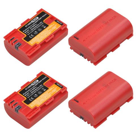 Batterie d'appareil photo PowerTrust LP-E6 LP E6 2800mAh 7.4V LPE6 LP-E6N pour Canon 5D Mark II III IV 5DS 5DS R EOS 6D 70D 80D ► Photo 1/6