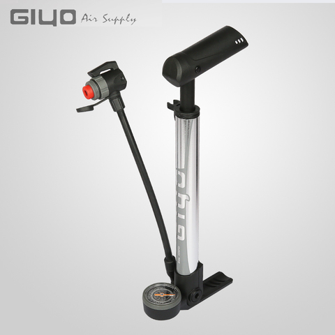 Giyo vélo 120psi pompe sur pied vtt Portable gonfleur de pneu tête intelligente Presta Schrader Mini pompe vélo de route pneu gonfleur ► Photo 1/6