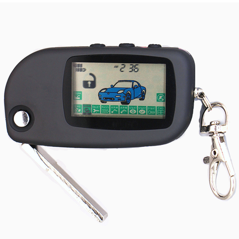 Porte-clés de télécommande à lame non coupée, pliable, pour KGB jaguar ez-beta, sécurité du véhicule, alarme de voiture bidirectionnelle ► Photo 1/4