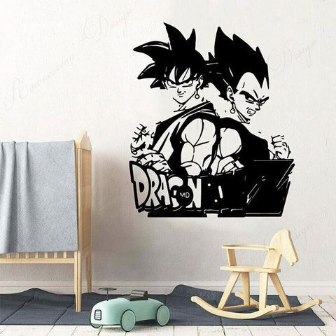 Autocollant mural en vinyle à motif Manga, dessin animé, décoration pour la maison, pour enfants, garçons et adolescents, sparadrap de chambre à coucher, affiche murale 4418 ► Photo 1/4