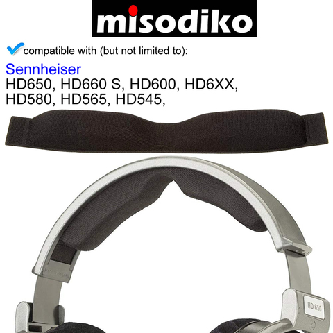 Misodiko pièces de rechange bandeau coussinets pour Sennheiser casque HD600/HD650/HD660 S/HD6XX/HD580/HD565/HD545 ► Photo 1/5