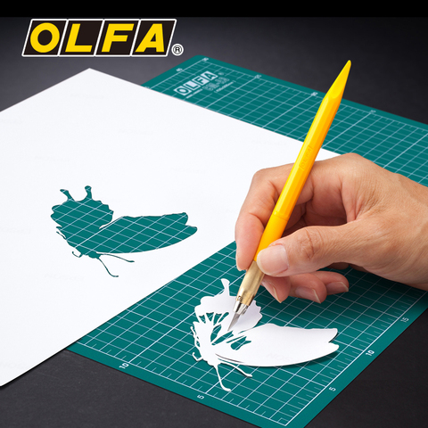 OLFA – couteau stylo artistique professionnel avec 30 lames (AK-5), lame fixe pour découpe de papier ► Photo 1/5