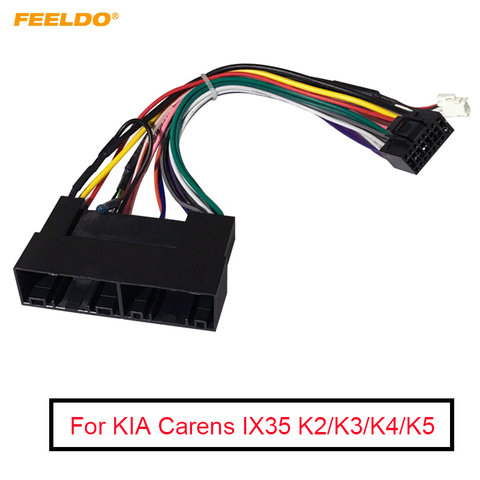 FEELDO – harnais de câblage Audio 16 broches, adaptateur pour KIA Carens IX35 K2/K3/K4/K5, prise électrique Calbe Wire ► Photo 1/5