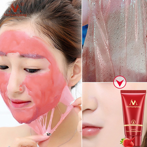 Masque Facial anti-points noirs, contrôle de l'huile, soins du visage, dissolvant d'acné, nez à la fraise ► Photo 1/6