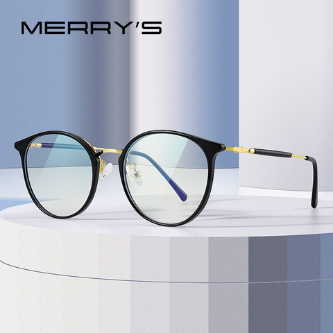 MERRYS DESIGN classique femmes chat oeil Ray bleu lumière bloquant lunettes mode Anti-lumière bleue jeu ordinateur lunettes S2642 ► Photo 1/6