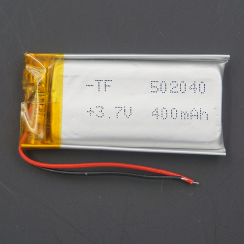 XINJ 3.7V 400mAh Lithium polymère batterie accumulateur Li ion li po cellule 502040 pour MP4 E-book téléphone montres enregistreur de conduite ► Photo 1/4