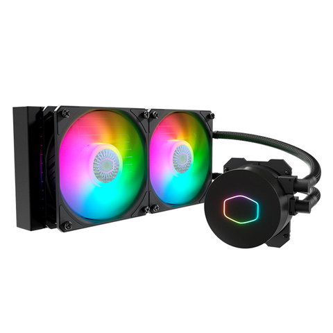 Refroidisseur à eau Master ML240L V2 ARGB, avec contrôleur 120mm 5V, ventilateur RGB adressable B240, pour CPU 2066 AM4 ► Photo 1/6