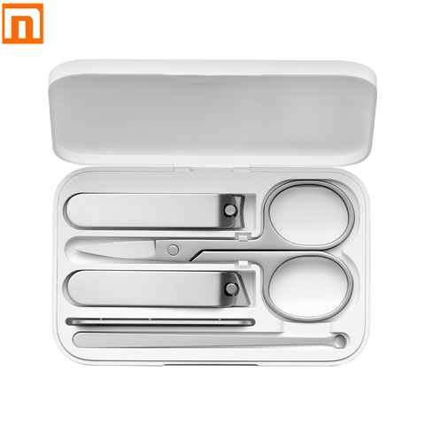 Xiaomi Mijia – ensemble de coupe-ongles en acier inoxydable, soins de pédicure, cure-oreilles, lime à ongles, manucure professionnelle ► Photo 1/5