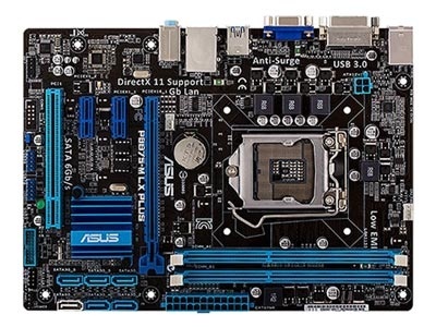 ASUS – carte mère LX PLUS DDR3 LGA P8B75-M USB3.0 SATA3 B75 d'occasion pour ordinateur de bureau ► Photo 1/1