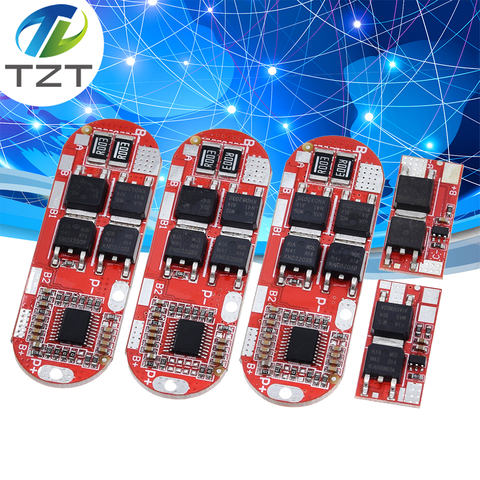 Bms 1s 2s 10a 3s 4s 5s 25a Bms 18650 Li-ion Lipo Lithium batterie Protection Circuit imprimé Module Pcb Pcm 18650 Lipo Bms chargeur ► Photo 1/6