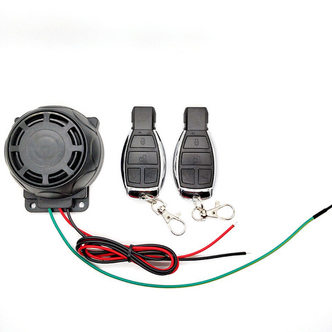 Système d'alarme universel de Vibration 12V pour moto et voiture, klaxon d'avertissement sonore, installation facile, antivol, appareil d'alarme à distance ► Photo 1/6