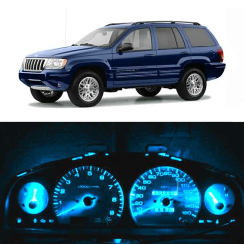 WLJH extrêmement lumineux 7 couleurs tableau de bord jauge de groupe 12V LED tableau de bord ampoules Kits pour Jeep Grand Cherokee ZJ 1993-2004 ► Photo 1/6