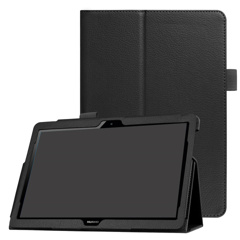 Coque en cuir PU pour Huawei MediaPad, étui mince et pliable, pour tablette T5 10 T3 9.6 M5 Lite 10.1 8.0, M6 10.8 ► Photo 1/6