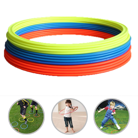 Anneaux d'entraînement d'agilité durables Portable 5 pièces/ensemble Football vitesse agilité anneaux d'entraînement Sport équipement d'entraînement ► Photo 1/6