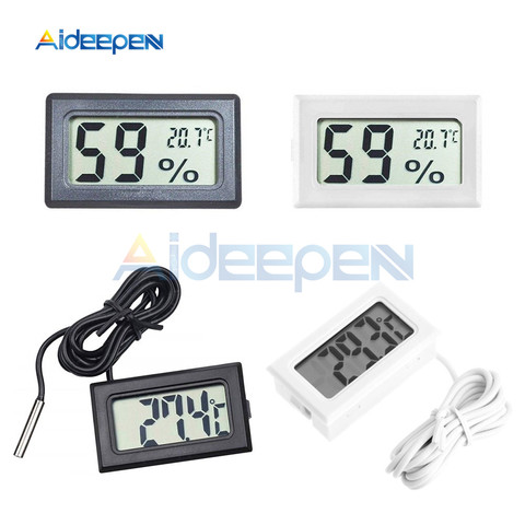 Mini numérique LCD intérieur pratique capteur de température humidité mètre thermomètre hygromètre jauge 50 ~ 110 degrés ► Photo 1/6