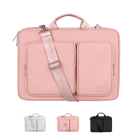 Sac étanche à bandoulière pour ordinateur portable 13.3, 14, 15.6, 16 pouces, pour Macbook Air Pro, avec manches de couverture, pour hommes et femmes, porte-documents ► Photo 1/6