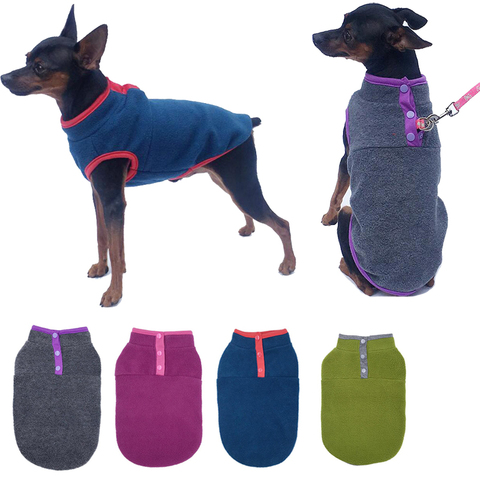 Hiver automne chaud polaire gilet doux épaissir léger pull polaire gilet mignon chat vêtements pour animaux de compagnie pour petits chiens moyens ► Photo 1/6