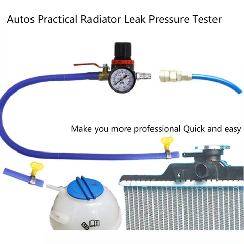 OOTDTY universel voiture liquide de refroidissement réservoir d'eau détecteur de fuite radiateur testeur de pression jauge ► Photo 1/6