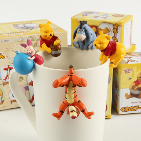 Décoration de tasse à thé, pendentif de dessin animé Disney Winnie l'ourson tigre, jouet de décoration pour le bureau ► Photo 1/5