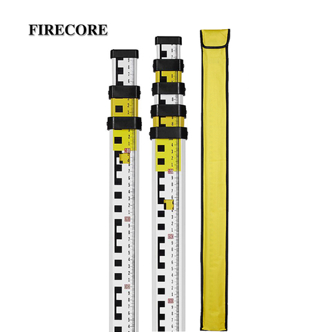 Règle de tour de haute précision de l'alliage d'aluminium 3M/5M de FIRECORE pour le Laser rotatoire/niveau optique automatique ► Photo 1/6