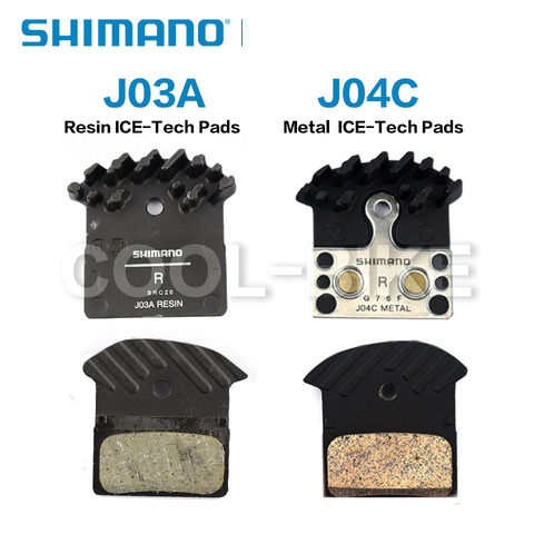 Shimano – plaquettes de frein en résine métallique DEORE SLX XT J03A J04C, ailette de refroidissement Ice Tech, M7000 M8000 M9000 M6000 M785 M675 ► Photo 1/3