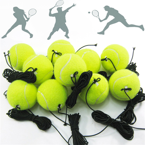 Balle d'entraînement professionnelle de Tennis, balle de 4m pour s'entraîner au Tennis, corde élastique de 4m ► Photo 1/6