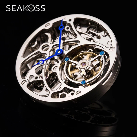 Montres mécaniques hommes haut de gamme mouvement creux Tourbillon Original ► Photo 1/1