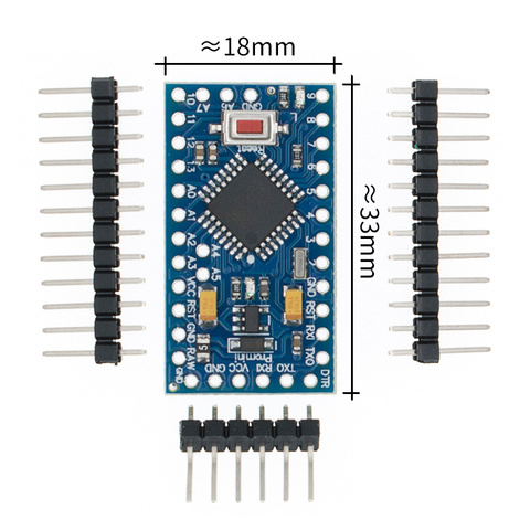 Nouveau avec le chargeur de démarrage Pro Mini ATMEGA328P 328 Mini ATMEGA328 5V/16MHz 3.3V/8MHZ pour arduino ► Photo 1/6