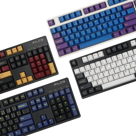 Capuchons de touches double injection en PBT, profil Cherry, pour clavier mécanique mx, Olivia Night Runner, Red Warrior Iris, 1 ensemble ► Photo 1/5