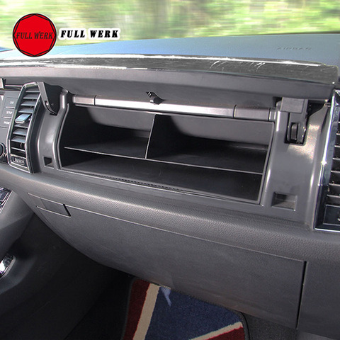 ABS voiture style Copilot Console boîte de rangement porte-plateau poche coffre organisateur pour Skoda Kodiaq 17-19 GT accessoires intérieurs ► Photo 1/6