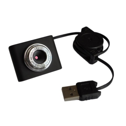 Mini Webcam HD 8 millions de Pixels, caméra avec Microphone pour ordinateur de bureau et portable, prise USB et jeu pour appels vidéo ► Photo 1/6