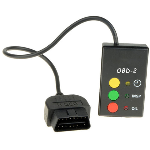 OBD2 OBDII 16Pin Service d'huile Inspection Airbag réinitialisation/Inspection huile Service LED outil de réinitialisation pour BM E46 E39 ► Photo 1/6