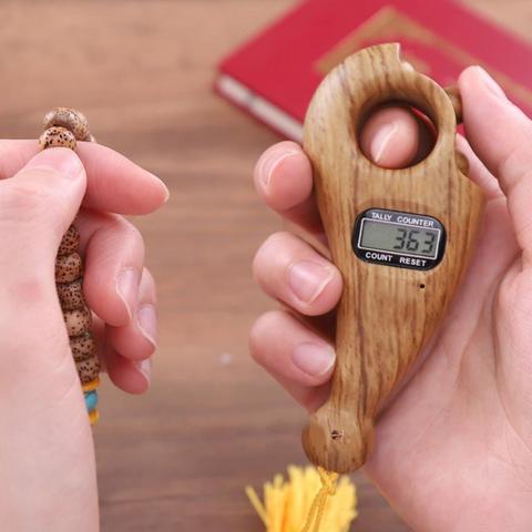 Perles de prière rotatives avec compteur numérique Led doigt Portable Tasbeeh Misbaha compteur prière islamique Tasbih musulman Eid cadeaux ► Photo 1/6