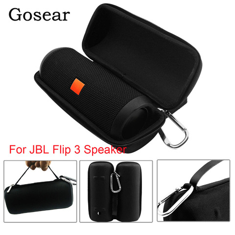 Gosear sac de protection Portable voyage transport EVA sac de rangement dur étui Anti-choc housse de couverture pour JBL Flip 3 accessoires de haut-parleur ► Photo 1/6