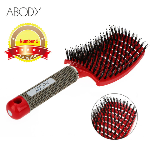 Avbody – Brosse à cheveux magique, peigne démêlant, originale, pour poux, massage, utilisé en salon de coiffure, pour femme ► Photo 1/6