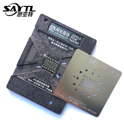 Combinaison en étain de plantation de plate-forme de Maintenance universelle pour disque dur iphone 5s 6 6P 7 7P 8P X puce NAND PCIE outils de réparation BGA ► Photo 1/6